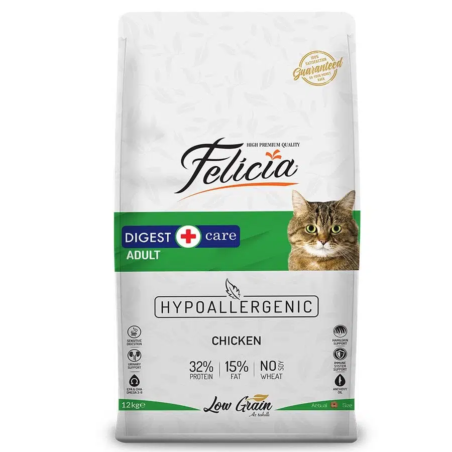 Felicia Yetişkin Kedi Maması Tavuklu Hamsili 12 Kg