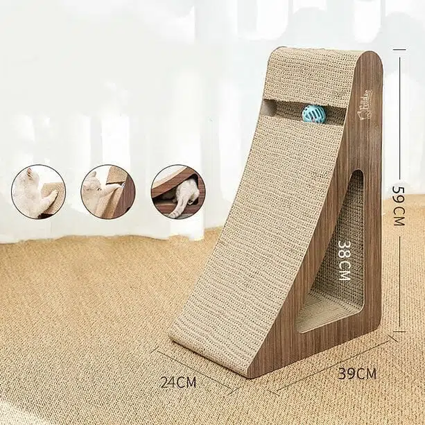 Felidae Mukavva Tırmalama Üçgen Large