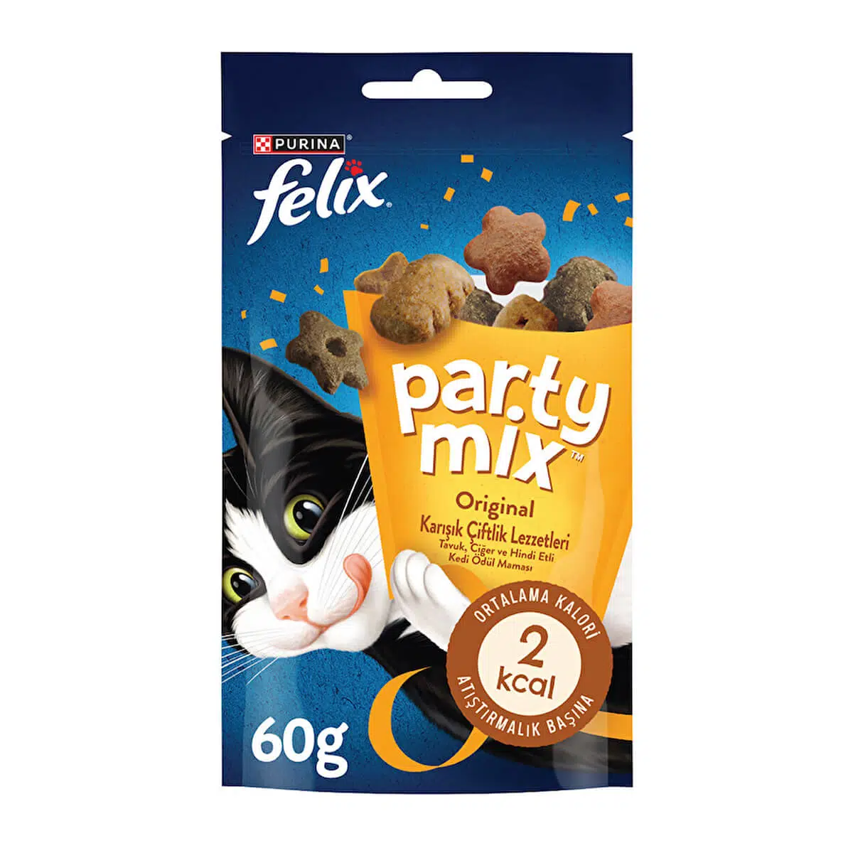 Felix Party Mix Karışık Çiftlik Lezzetleri Ödül Maması 60 Gr