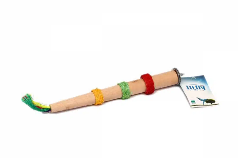 Fit Fly T934 Alacalı Tahta Tünek Small