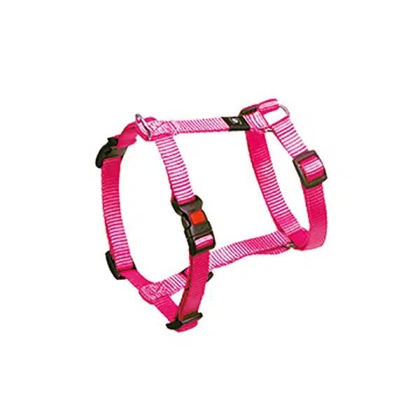 Flamingo Ziggi Köpek Göğüs Tasması 35-50CM 15 mm Pembe
