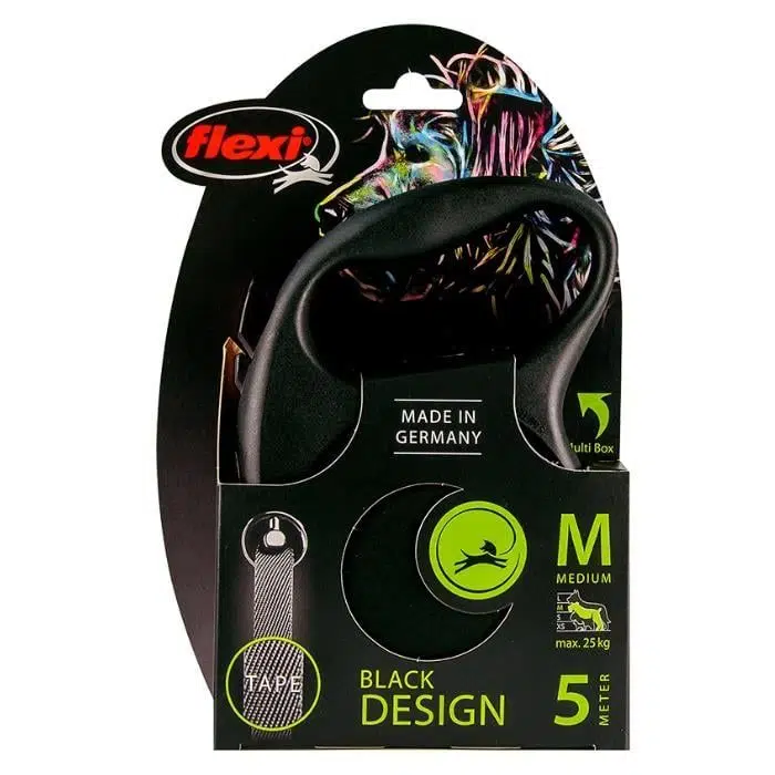Flexi Black Design Siyah M Şerit (5 Metre)