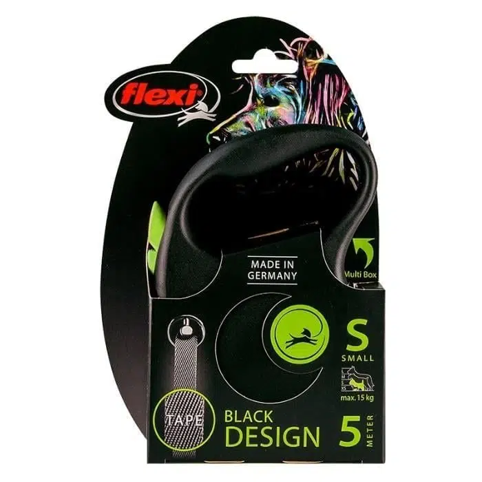 Flexi Black Design Yeşil S Şerit (5 Metre)