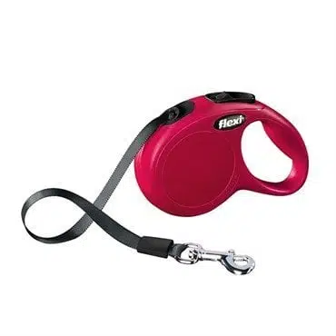 Flexi New Classic XSmall 3M Şerit Otomatik Köpek Gezdirme Tasması Kırmızı