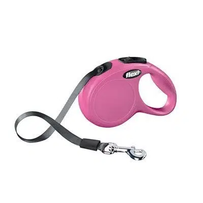 Flexi New Classic XSmall 3M Şerit Otomatik Köpek Gezdirme Tasması Pembe