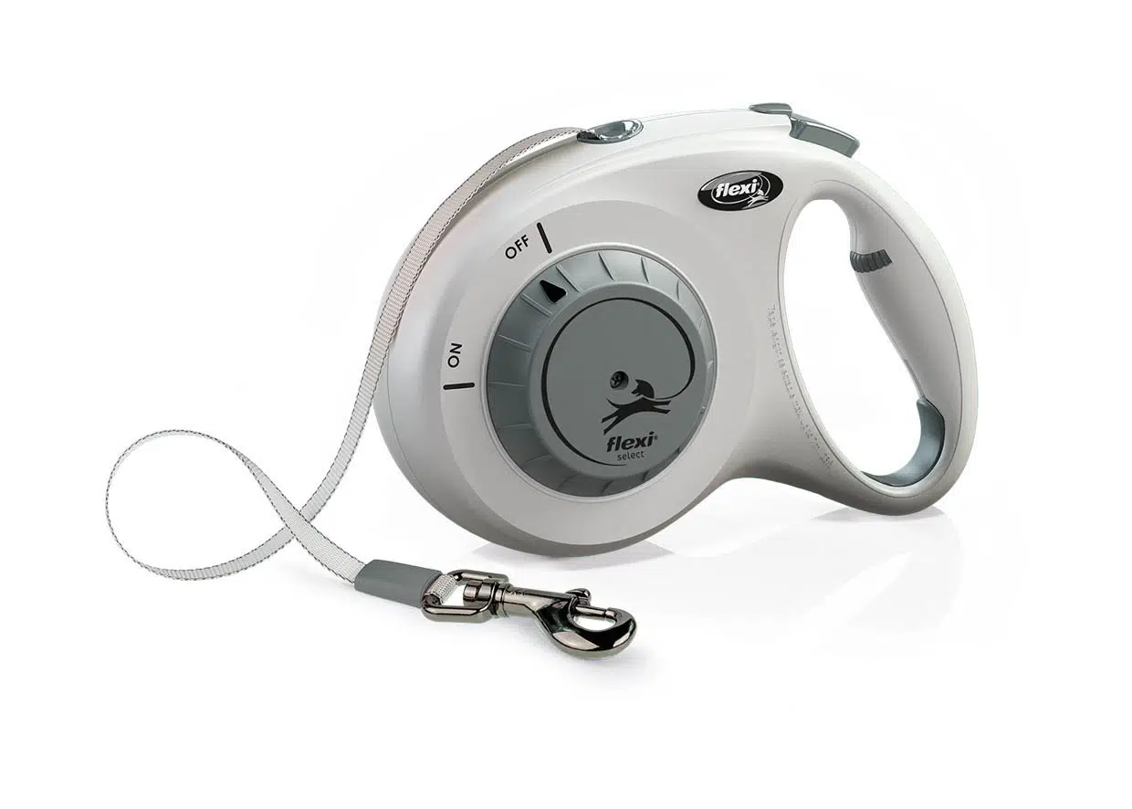 Flexi Select Gri Şerit Tasma 7 M