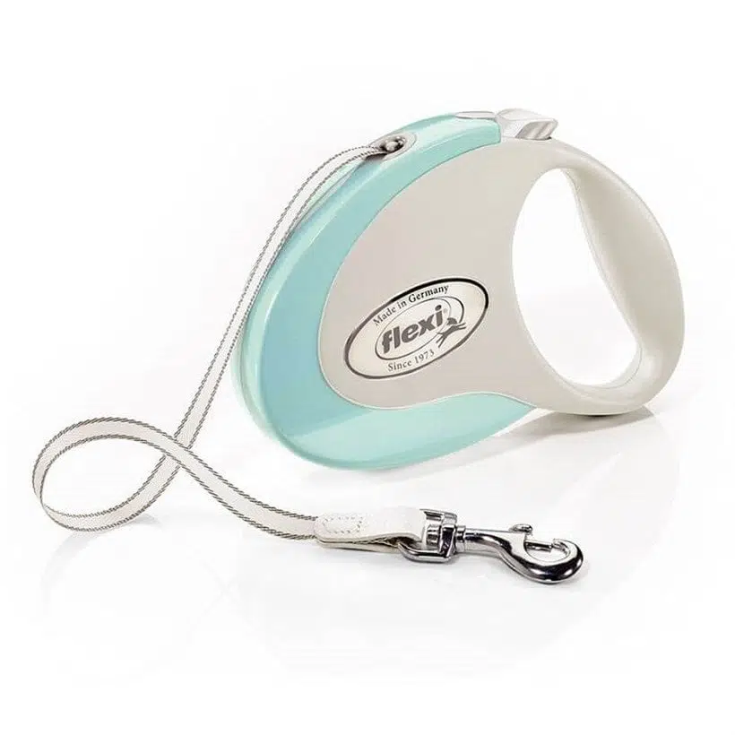 Flexi Style Medium 5M Şerit Otomatik Köpek Gezdirme Tasması Turkuaz