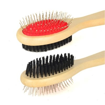 Flip Ahşap Saplı Çift Taraflı Fırça Medium