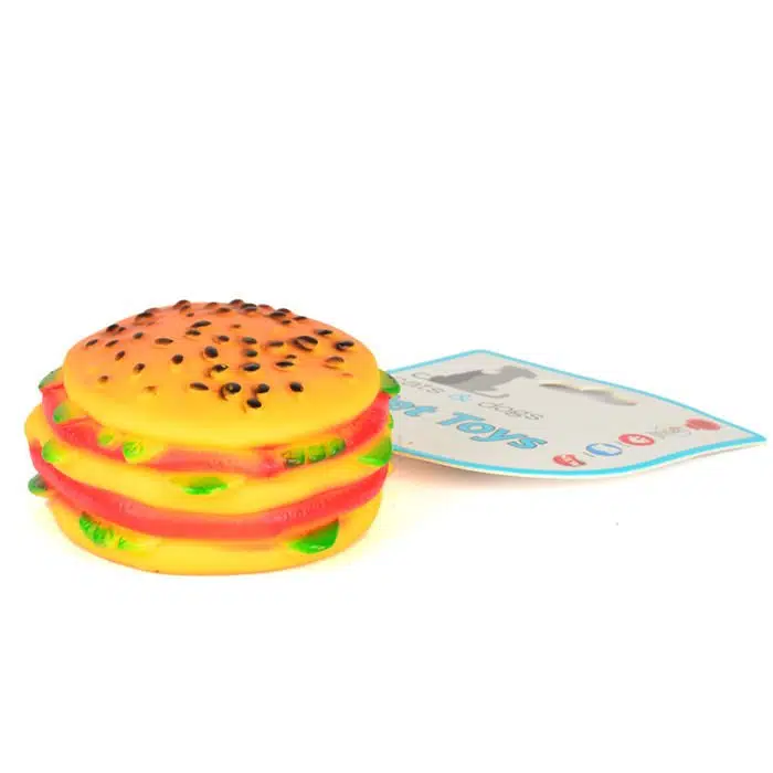 Flip Sesli Hamburger Köpek Oyuncağı