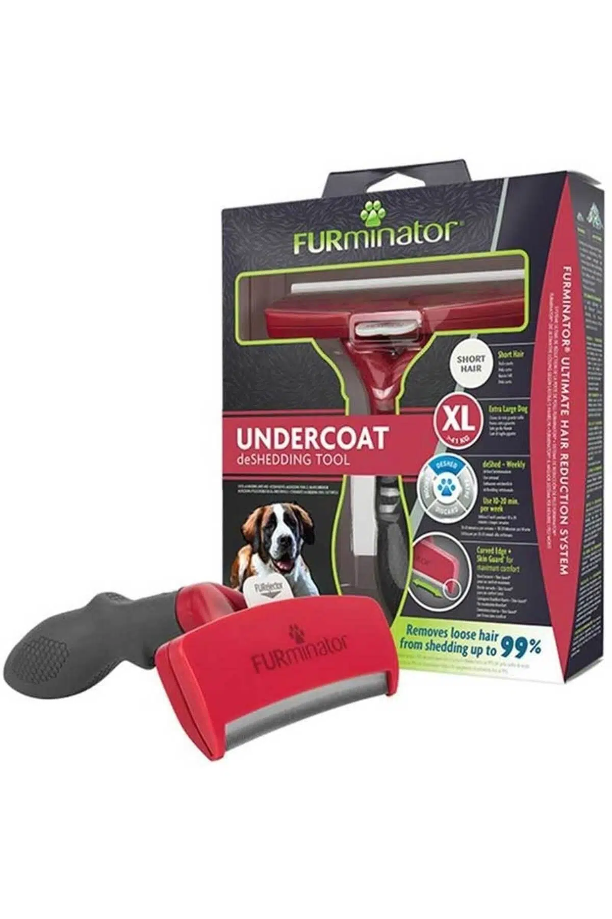 Furminator Giant Short Hair Kısa Tüylü Büyük Irk Köpek Tarağı (XL)