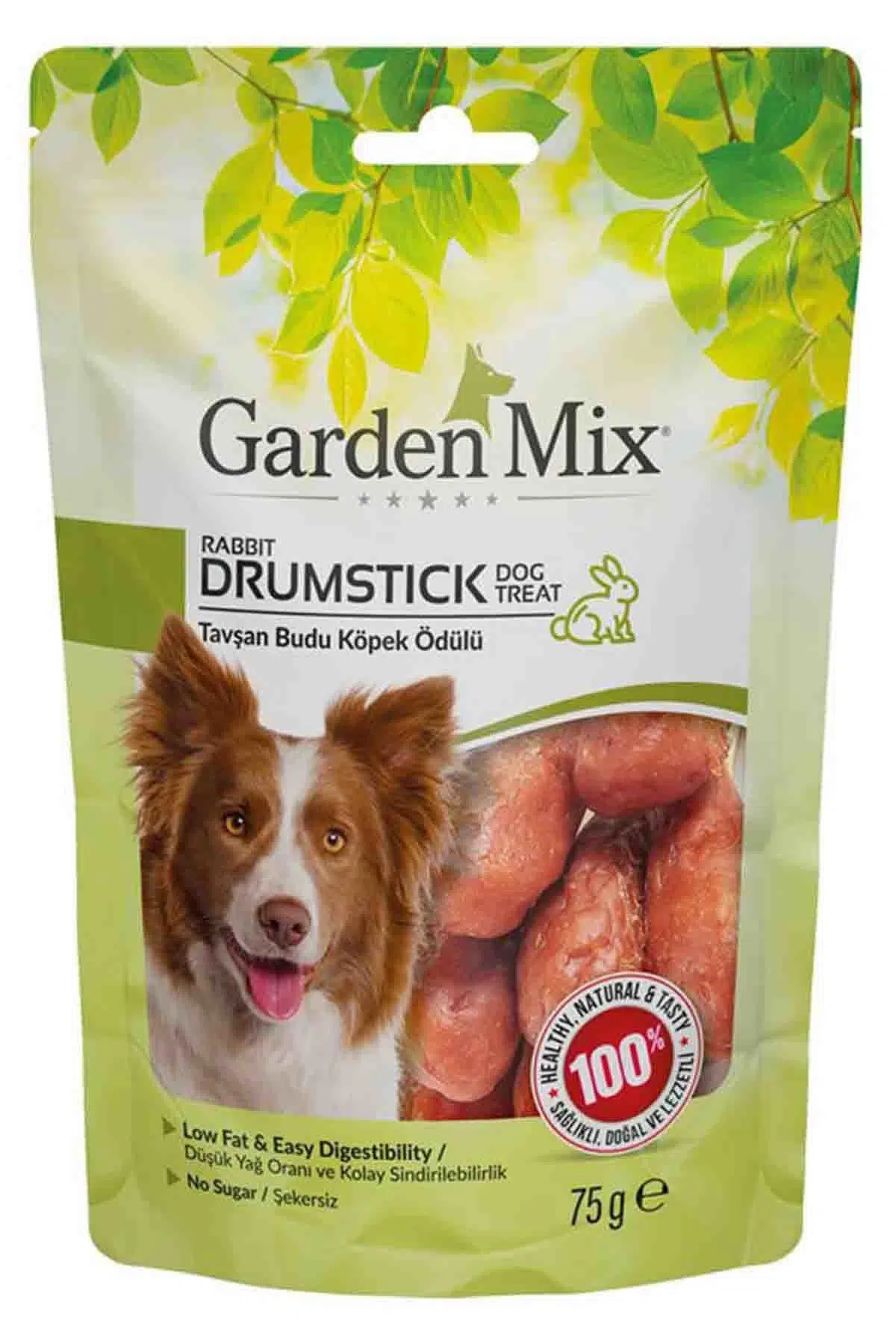 Garden mix köpek ödülü tavşan budu 75gr