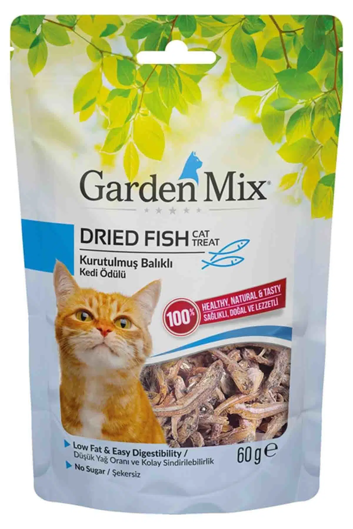 Gardenmix Kedi Ödülü Kurutulmuş Balık 60gr