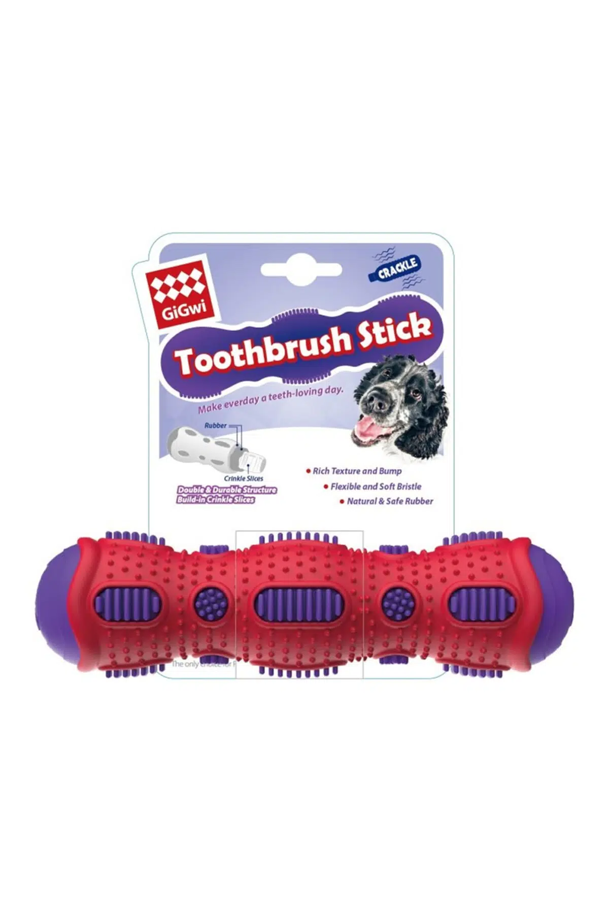 Gigwi Kauçuk Diş Çiğneme Kemiği Sesli