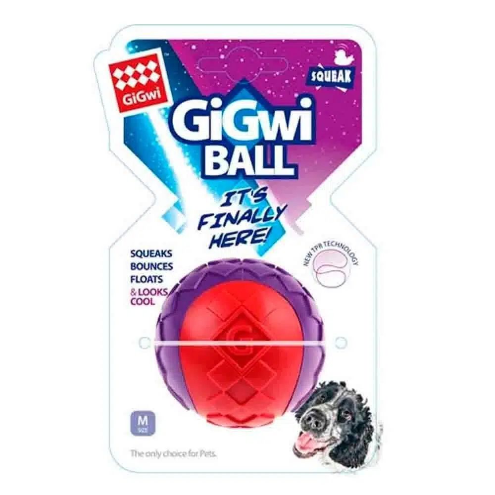 Gigwi köpek oyuncak ball sesli sert top 6CM 6296