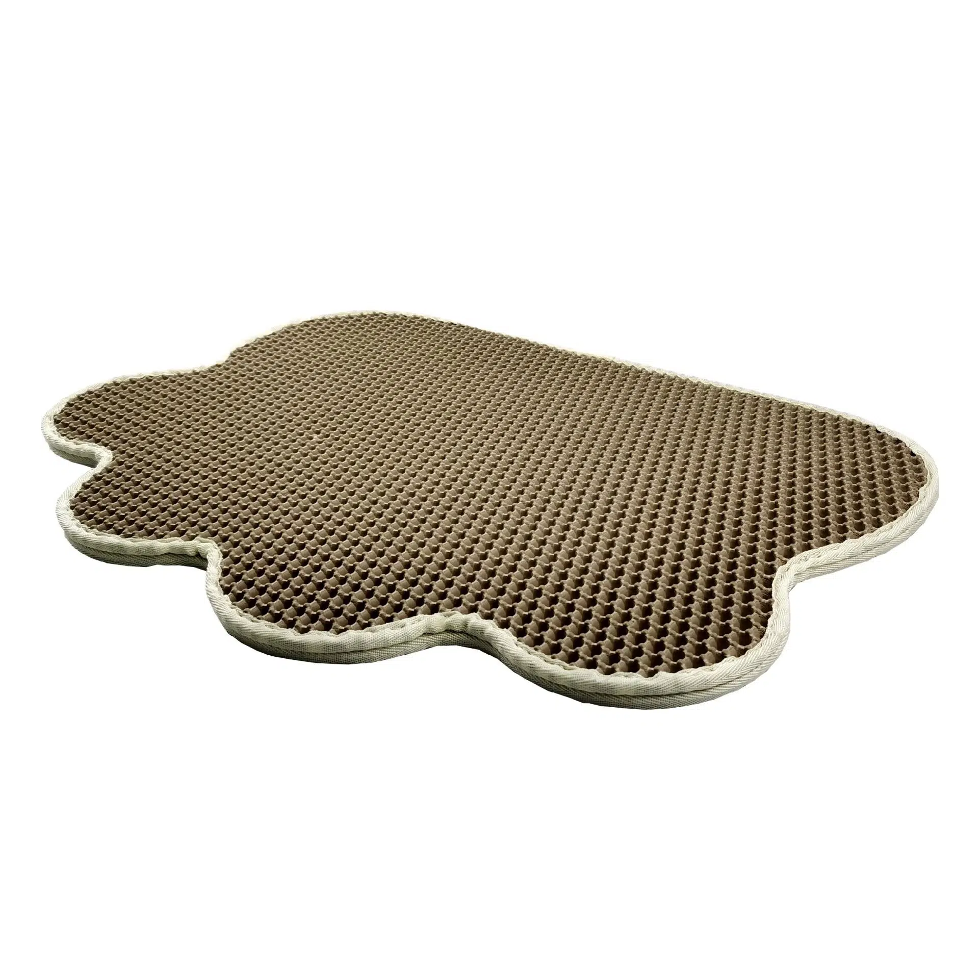 Gimcat Claire Pati Şekilli Elekli Kedi Kumu Paspası Kahverengi 61.5x46cm