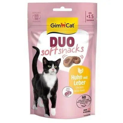 Gimcat Kd Duo Soft Tavuk&Ciğer Kurabiye Ödül 50 Gr