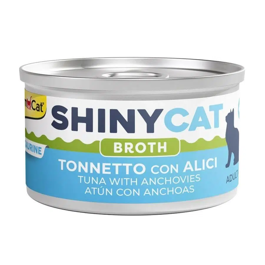 Gimcat Shiny. Kıyılmış Tuna&Ançuez Kedi Konservesi 70gr