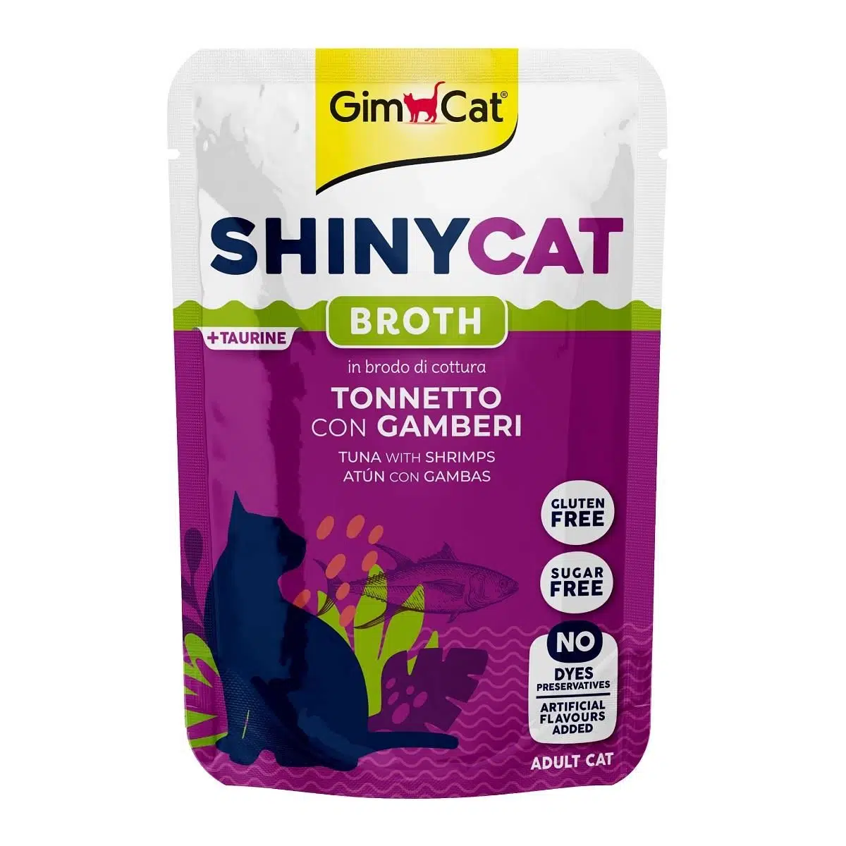 Gimcat Shıny. Pouch Ton Karides 70 Gr