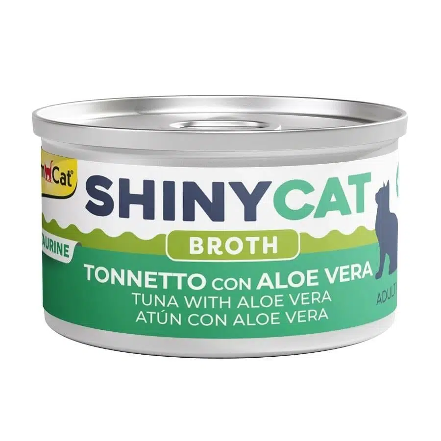 Gimcat Shiny. Ton Balıklı Aloe Veralı Kedi Konservesi 70 Gr