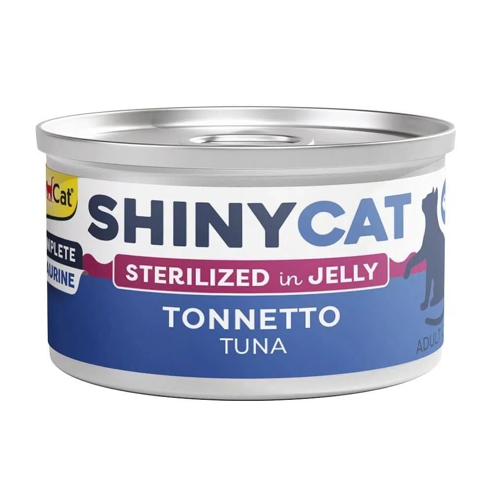 Gimcat Shiny. Ton Balıklı Kısır Kedi Konservesi 70 Gr