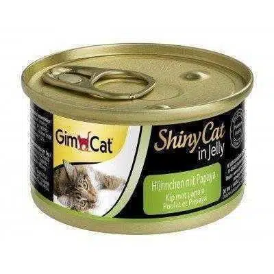 Gimcat Shinycat Jöleli Tavuklu Papayalı Kedi Konservesi 70 Gr