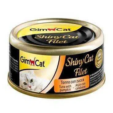 Gimcat Shinycat Kıyılmış Tuna Balığı Balkabağı Kedi Konservesi 70 Gr