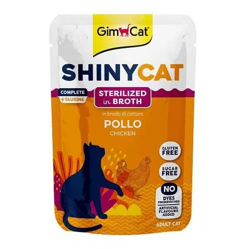 Gimcat Shinycat Tavuklu Kısırlaştırılmış Kedi Yaş Mama 70 Gr