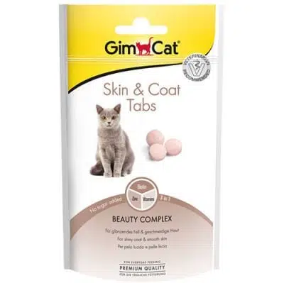 Gimcat Skin Coat Tabs Deri ve Tüy Sağlığı Kedi Ödül Tableti 40 Gr