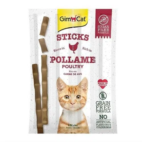 Gimcat Sticks Tavuklu Kedi Ödül Çubuğu