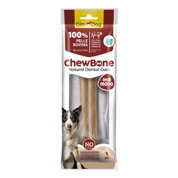 Gimdog KP Chew Bones Press Kemik 1 Li Natural 20cm 150 Gr