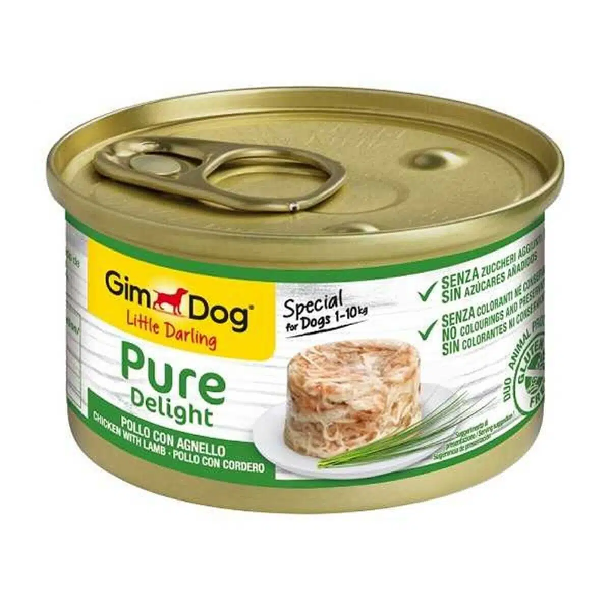 Gimdog Pure Delight Kuzulu Tavuklu Köpek Konservesi 85 Gr