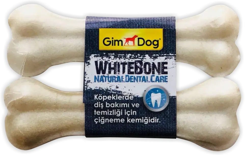 GimDog White Bone Press Kemik 14 Cm -120 Gr ( 2'li Paket )