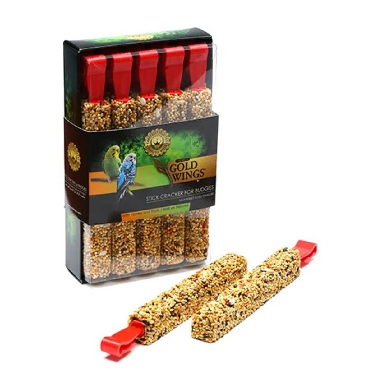 Gold Wings Premium Muhabbet Krakeri Ballı Meyveli 10'lu