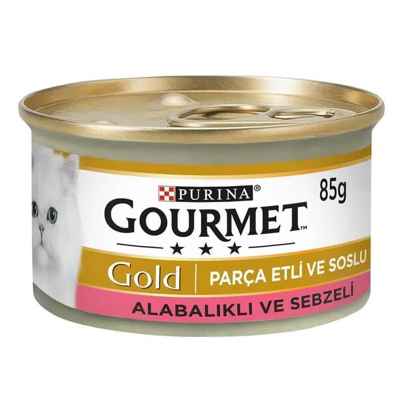 Gourmet Gold Parça Etli ve Soslu Alabalık ve Sebzeli 85 Gr