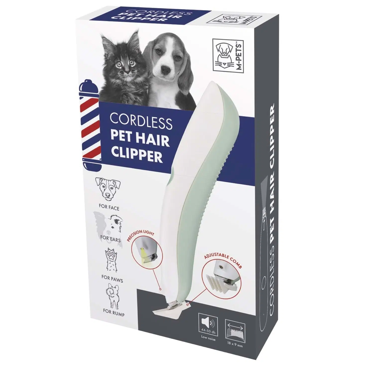 M-pets Cordless İnce Uçlu Traş Makinası 10123199
