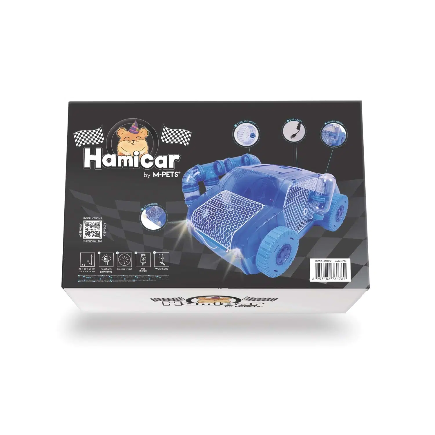 M-pets Hamıcar Hamster Kafesi Mavi 40415817