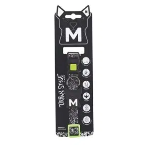 M-pets Köpek Boyun Tasması Frrestyle M Siyah Beyaz 10867199