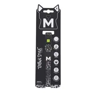 M-pets Köpek Boyun Tasması Freestyle S Siyah Beyaz 10867099