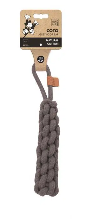 GP KP M-PETS COTO DÜĞÜMLÜ GRİ HALAT OYUNCAK 34CM 10652713