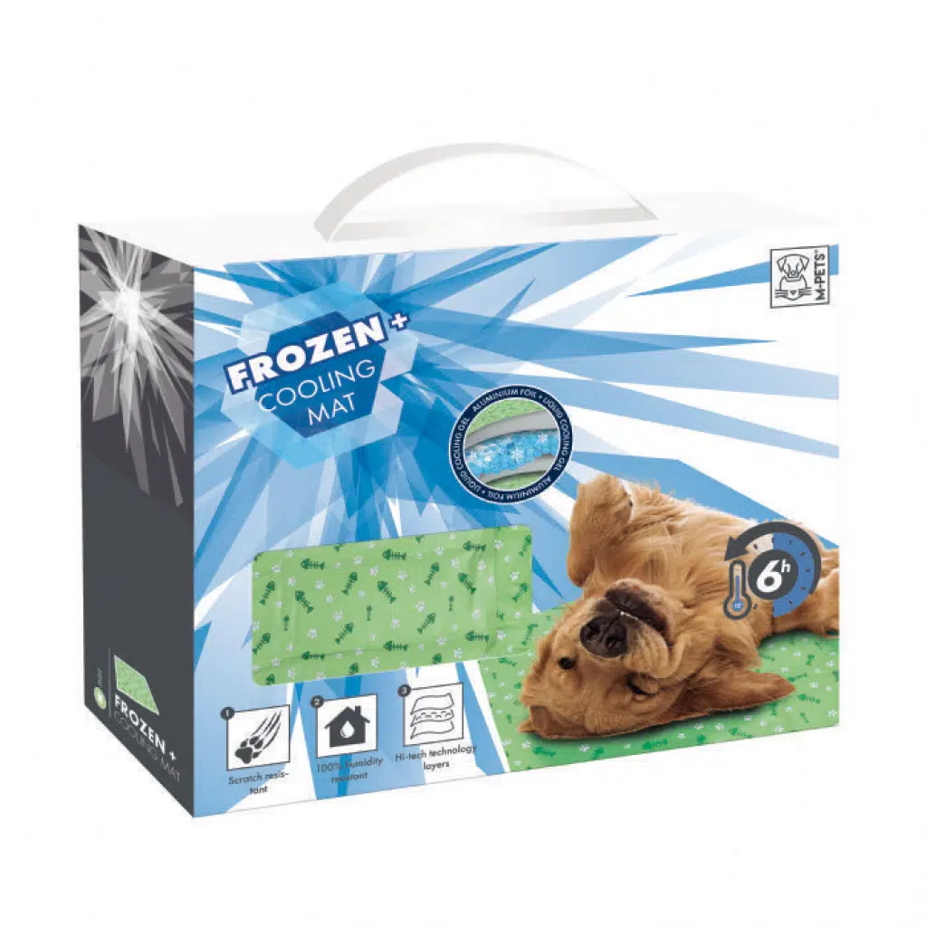 M-Pets Frozen Serinletici Köpek Yatağı 45x60cm Yeşil M
