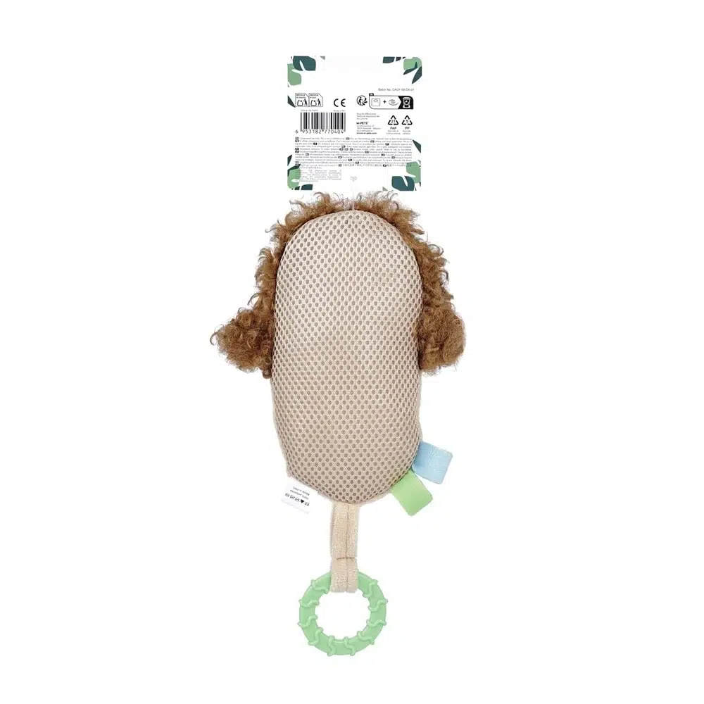 M-pets Monkey Slipper Peluş Terlik Köpek Oyuncağı Brown 10672899