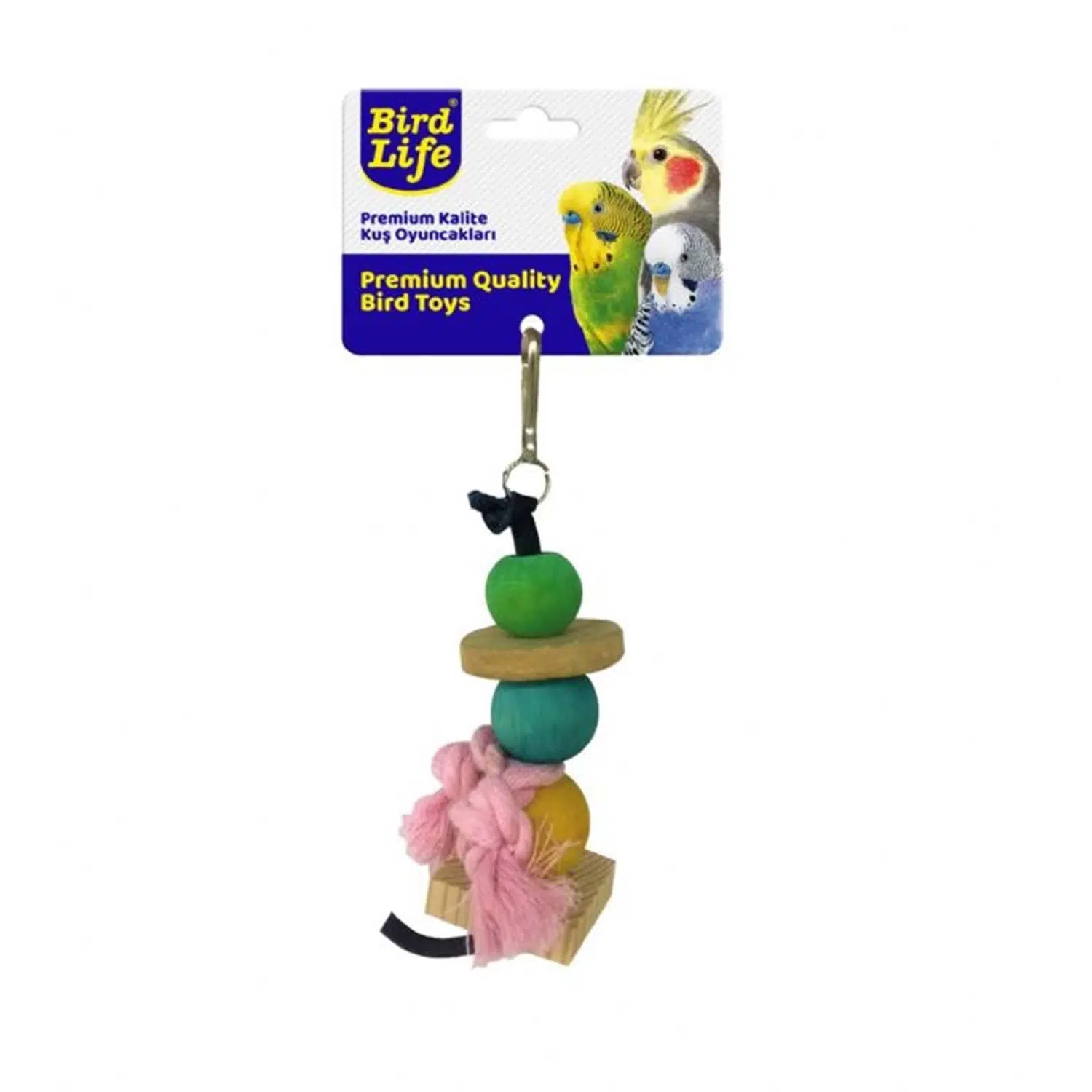 BirdLife Asılabilir Zilli Kardan Adam Kuş Oyuncağı 12cm