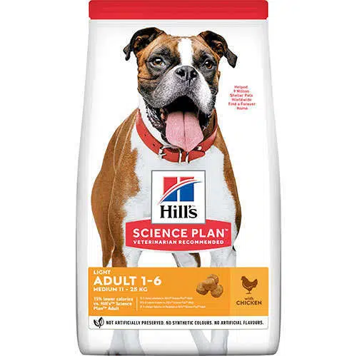 Hills Light Tavuklu Büyük Irk Yetişkin Köpek Maması 2.5 KG