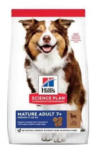 Hills Mature Senior +7 Yaş Kuzulu Büyük Irk Yaşlı Köpek Maması 12 Kg