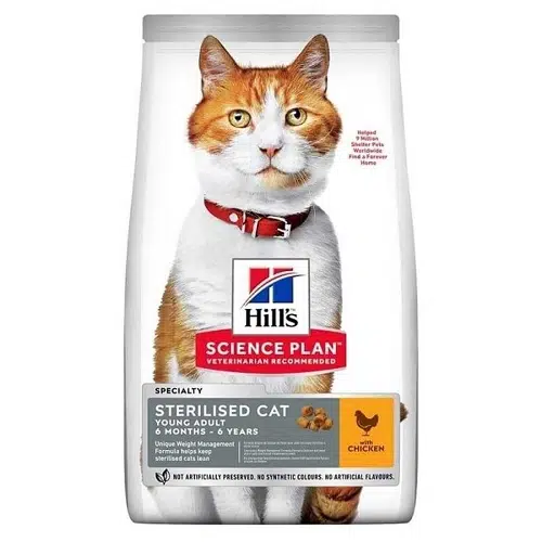 Hills Tavuklu Kısırlaştırılmış Kedi Maması 3 KG