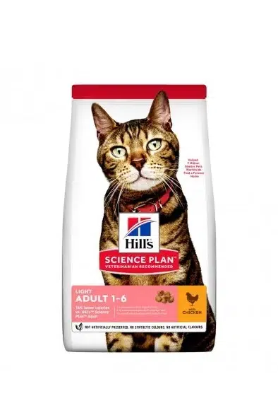 Hills Tavuklu Light Kedi Maması 1,5 KG