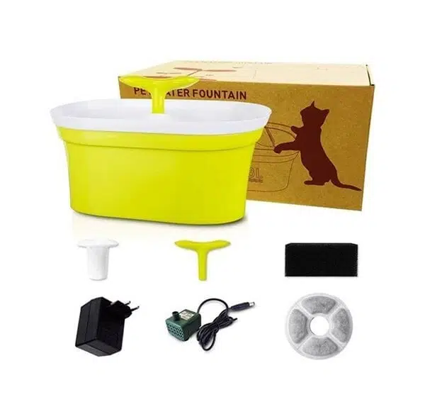 Holytachi Çift Çıkışlı Otomatik Kedi Su Kabı 2L