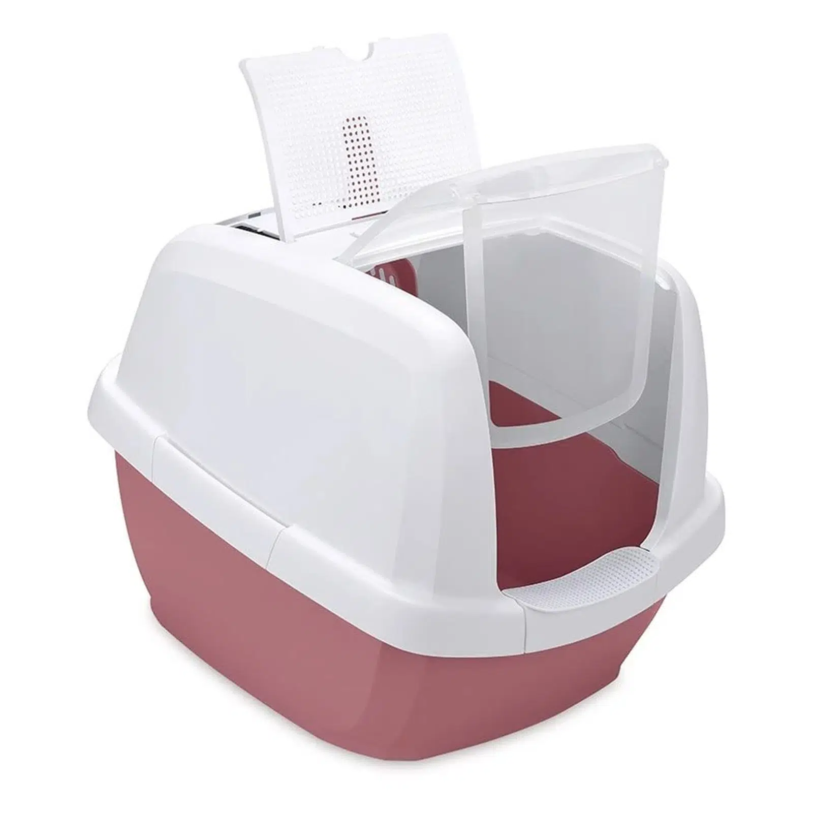 İMAC MADDY JUMBO KAPALI KEDİ TUVALETİ PEMBE 65*47,5*47,5 CM