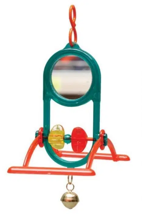 KARDELEN TÜNEKLİ ZİLLİ AYNA KUŞ OYUNCAĞI