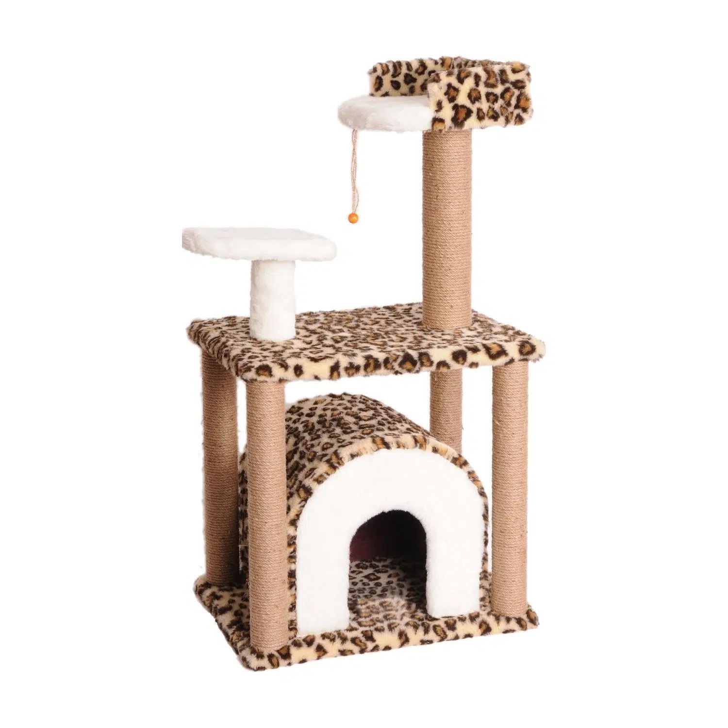 Katlı oval ev s1 tırmalama leopar
